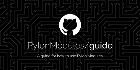 A guide on how to install Pylon Modules! .